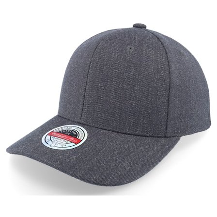 Mitchell & Ness - Grå adjustable Keps - Blank Charcoal Grey Adjustable @ Hatstore