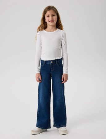 name it Nkfpolly X-Wide Jeans 3057-Fr Noos - Navy - 128