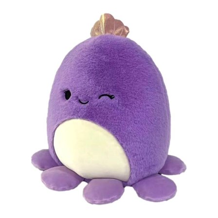 Squishmallows Kosedyr Plysj Violet-Blekksprut 30cm