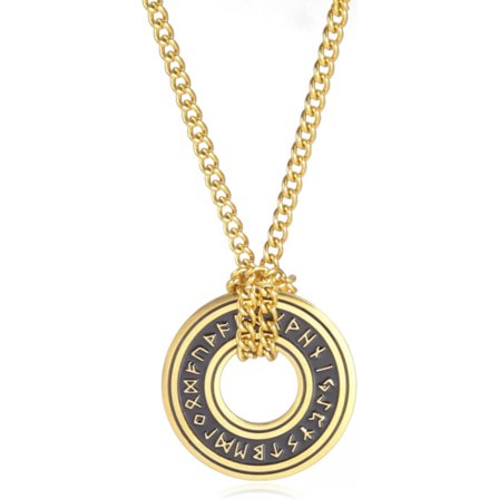 Viking Runer Halskjede Antikk Nordisk Runer Smykke Halskjede Runisk