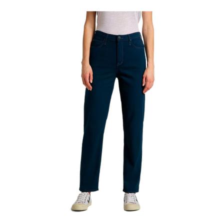 Lee Straight Jeans blå, Dam, Dam, Storlek: S