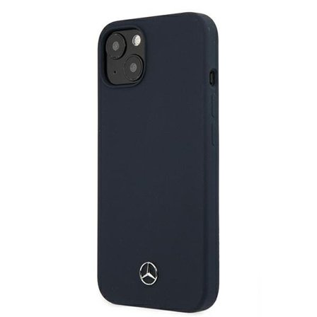 Mercedes Silikoni Line Case for iPhone 13 mini - laivastonsininen