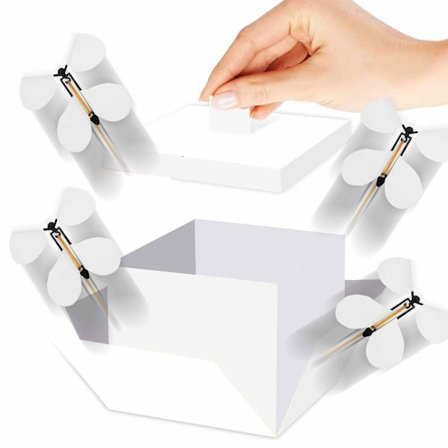 Overraskelses Flyvende Sommerfugl Æske Kreativ Bounce Æske D D