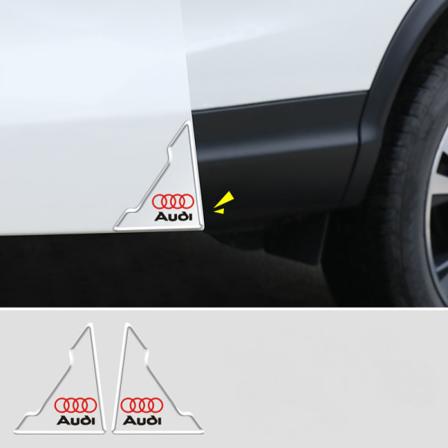 Auton etuoven törmäyssuojakulma, PVC-ovipuskurin reunan naarmuuntumisenestokalvo - Audi (kaksipakkaus)