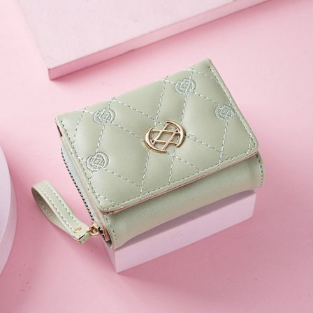 Liten plånboksmyntväska GRÖN