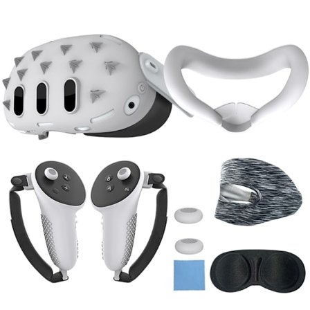 Viktiga 7-st tillbehör för VR Headset Protector Controller Grip Rocker Cap VR Facial Interfaces Controller fäste