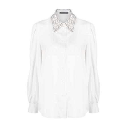 Alberta Ferretti Shirts Hvid, Dame Skjorter