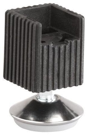 Elfa 493720 Møbelfot svart, justerbar, Garderobeinnredning