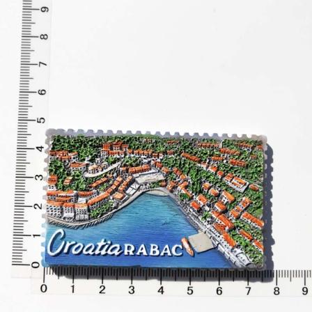 Croacia Kylskåpsmagnet Kroatien Turist Souvenirer Medelhavet Malta Polen Magnetiska Kylskåpsdekaler Kroatien Karta Heminredning Croatia RABAC