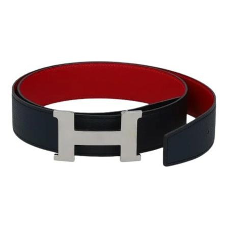 Hermès Vintage, Pre-owned Leather belts Blauw, Dames, Maat:ONE Size,leer
