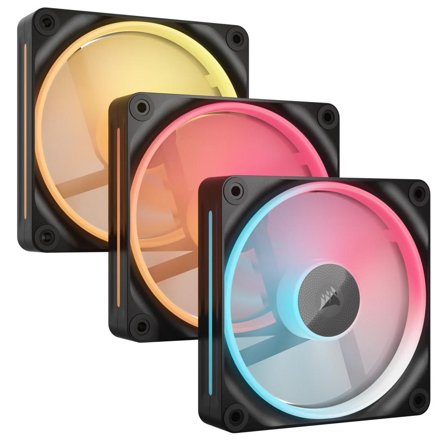 Corsair iCUE LINK LX120-R RGB,120mm, Black, 3-pack