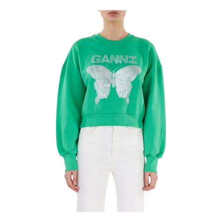 Ganni Sweatshirts Grøn, Dame