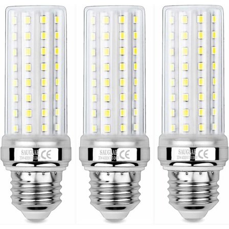 20W LED Majslamper, 150W Ækvivalent Glødepære, 2300LM, 4000K Neutral Hvid, E27 Edison Skruepære, 3 Styk