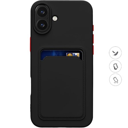 Iphone 16 Plus -kotelo, korttittelipaikka