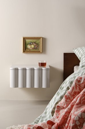 Jotex - Veggmontert Nattbord Grå - VALLMO - Kjøp Nattbord hos Jotex