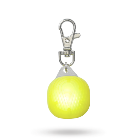 Dogman Burger LED Lampe Gul - Reflekser & Sikkerhetslamper til gåturen på Doggie.no