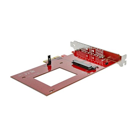 StarTech U.2 to PCIe Adapter for 2.5" U.2 NVMe SSD - SFF-8639 - x4 PCI Express 3.0 - grensesnittsadapter - Ultra M.2 Card - PCIe 3.0 x4