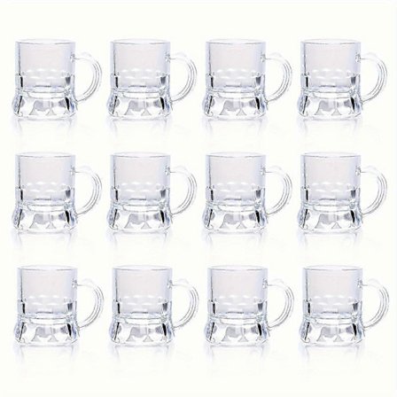 Mini 12-pack Shotglas och Ölsejdel Set för Whiskeyprovning
