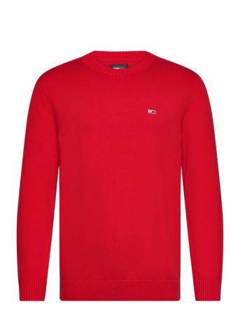 Tjm Slim Essntls C-Neck Sweater Tops Knitwear Round Necks Red Tommy Jeans