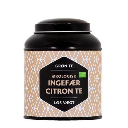 Te og Kaffe Specialisten Grøn Te Ingefær Citron Ø 100 g, Helse & Madvarer, Te, Grøn Te