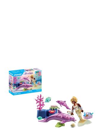 Playmobil Princess Magic Mermaid With Dolphins - 71501 Patterned PLAYMOBIL