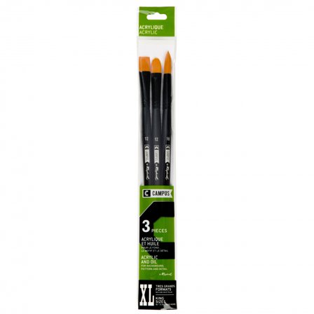 Campus Acrylic Brush 3-set XL
