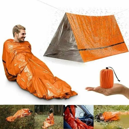 1/2/4/6-pakke Nødsovepose / Bivvy – Sovepose til overlevelse