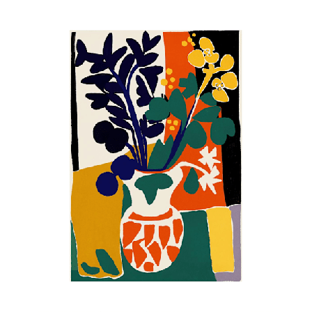 Treechild France Impressions Print 50cm x 40cm Multifärgad