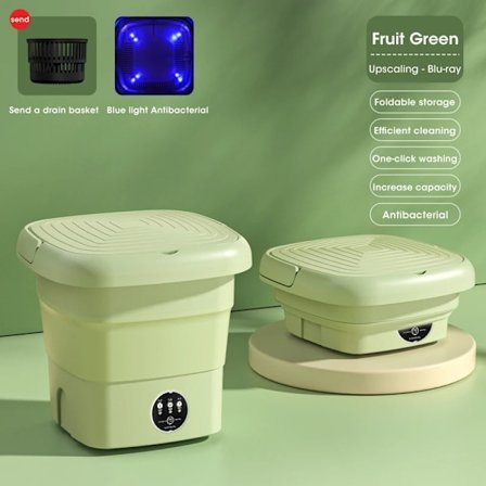 Vikbar tvätt maskin hink för kläder strumpor underkläder rengöring tvättmaskin portabel