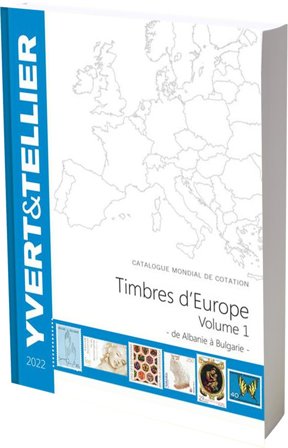 Yvert & Tellier - Europa A-B - Bind 1 2022 - Frimærkekatalog