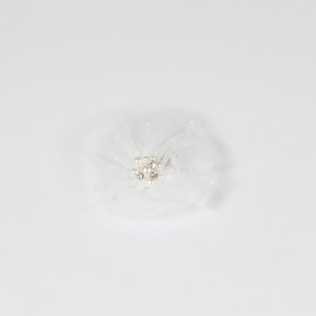 Puppy Angel - Spets Pearl Hairpin Vit - Børster & Kammer, Sjampo & Balsam, Hårbånd & Hårstrikk på Doggie.no