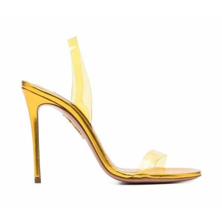 Aquazzura, High Heel Sandals Geel, Dames, Maat:36 EU,leer