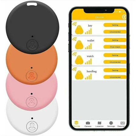 (38x38x7mm) 4 kpl Langaton esineen etsijä Kadonnut avaimen etsijä Matkapuhelimen paikannin Äänipaikannin ja avain