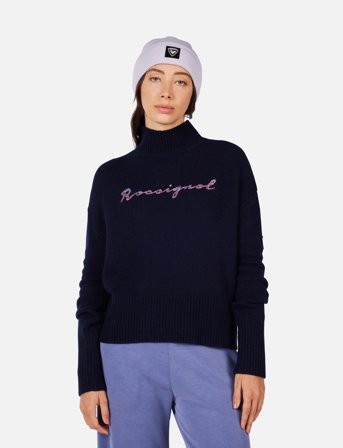 ROSSIGNOL W Signature Sweater - Navy - XS