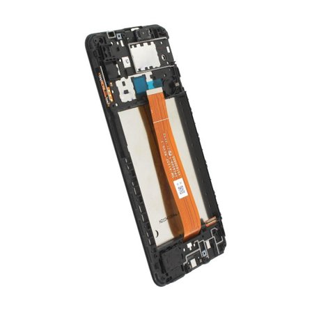 Samsung Galaxy A12 Skärm med LCD Display Original - Svart