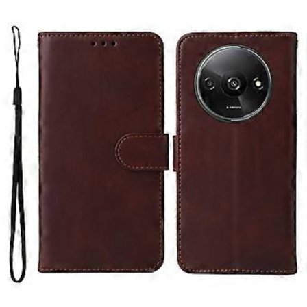 Xiaomi Redmi A3 4G/Poco C61 4G Kotelo Magneettilukolla Nahkainen Käännettävä Lompakkokotelo