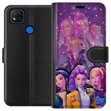 Yhteensopiva Lompakkokotelo Xiaomi Redmi 9C Kpop Demon Metsästäjät Zoey Mira Aya Etulinjan Tähdet Yhdistynyt Taikuus