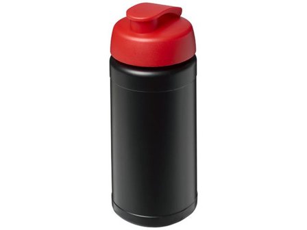 Vattenflaska Plus fliplock svart/röd 500ml - Lyreco - Profilsortiment - Sport och fritid - Sportflaskor
