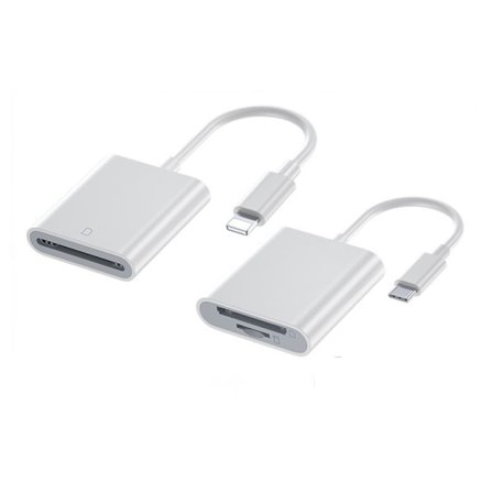 Type-c kaksi-yhdessä SD-korttisovitin sopii Applen matkapuhelimille TF-kortinlukija muistikortti kameran sovitinkaapeli