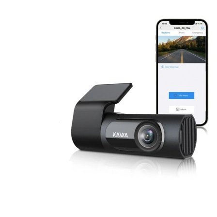 Bil DVR D6 Dash Cam til bil Video optager Voice Control Parkering tilstand