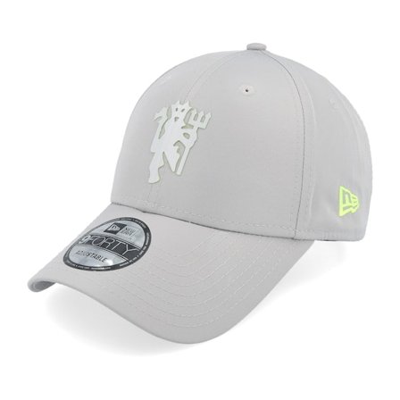 New Era - Grå adjustable Caps - Manchester United Hd Keyline 9FORTY Manutd Graupy-os @ Hatstore