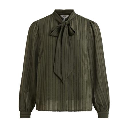 Object, Objgunna L/S Shirt 111 Groen, Dames, Maat:M