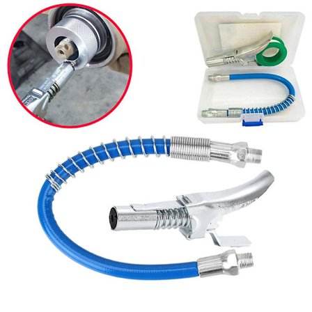Fettpistolkoppling Zerk Fitting 10000 Psi Fettkoppling Snabblåsslang med alla fettpistoler 1/8" För Sae & Metrisk Zerk Fitting|fettpistoler|