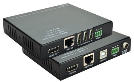 VIVOLINK video/lyd/USB-utvider - USB 2.0, HDMI, HDBaseT 2.0
