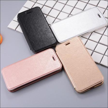 Iphone Se (2020) Plånboksfodral Tpu Ultraslim Design - Fler Färg Svart