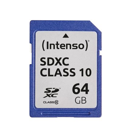 INTENSO flashminnekort - 64 GB - SDXC