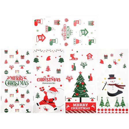 100 st Julgodis Påsar Fest Kakpåsar Choklad Godis Påsar Presentbehållare