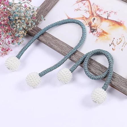 Resin Pearl Magneettiset Verhoklipsit, 4 kpl - Koristeelliset Naruverhojen Pidikkeet Verhojen ja Sisustuksen Kiinnitt miseen