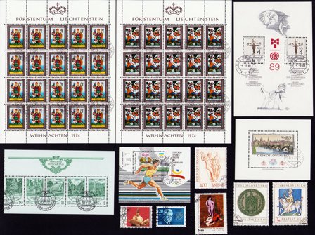 Kunst - Frimærkepakke - Stemplet