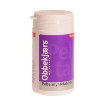 Obbekjærs Pebermyntetabletter 185 tabl., Helse & Madvarer, Kosttilskud, Øvrige Kosttilskud